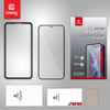 Crong 3D Armour Glass antibactérien - Verre trempé 9H pour iPhone 12 / iPhone 12 Pro plein écran + cadre d'installation