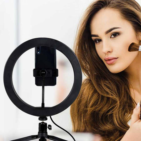 Grundig - Ring light pour photos, selfie, maquillage