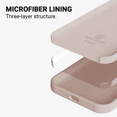 Crong Color Cover - pouzdro pro iPhone 13 Pro Max (pískově růžové)