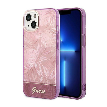 Guess Jungle Case - iPhone 14 Plus Case (Pink)