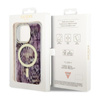 Guess Leopard MagSafe - Coque iPhone 14 Pro Max (Rose)
