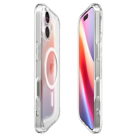 ETUI DO IPHONE 17 do MAGSAFE SPIGEN ULTRA HYBRID ORYGINALNE PRZEZROCZYSTE