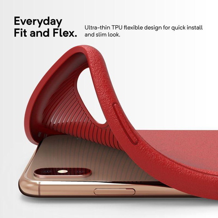 Caseology Gewölbe Fall - iPhone Xs Max Fall (rot)
