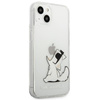 Karl Lagerfeld Choupette Fun - pouzdro pro iPhone 13 Mini (průhledné)