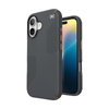 Speck Presidio2 Grip - Hülle iPhone 16 (Charcoal Grey / Cool Bronze / White)