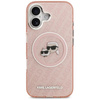 ETUI DO IPHONE 17 do MAGSAFE KARL LAGERFELD ORYGINALNE RÓŻOWE MODNE CASE