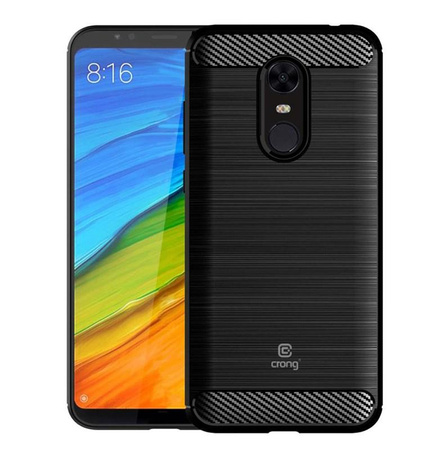 Crong Soft Armour Cover - Etui Xiaomi Redmi 5 Plus (czarny)