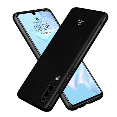 Crong Smooth Skin - Pouzdro pro Huawei P30 (černé)