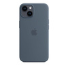 Apple Silicone Case - Silikonowe etui z MagSafe do iPhone 14 (sztormowy błękit)