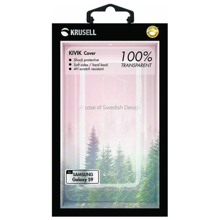 Krusell Kivik Cover - Samsung Galaxy S9 Gehäuse (Transparent)