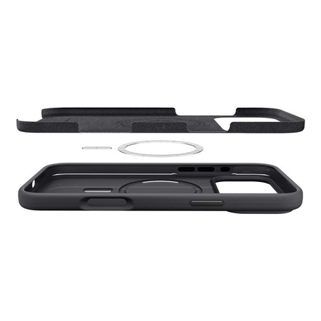 ETUI DO IPHONE 17 PRO do MAGSAFE SPIGEN SILIKONOWE ORYGINALNE CZARNE CASE
