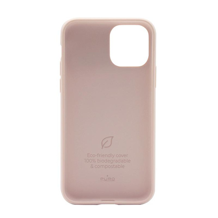 PURO Green Compostable Eco-friendly Cover - Umweltfreundliche iPhone 12 Mini Hülle (Sand Pink)