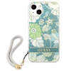 Guess Flower Cord - kryt pro iPhone 13 mini (zelený)