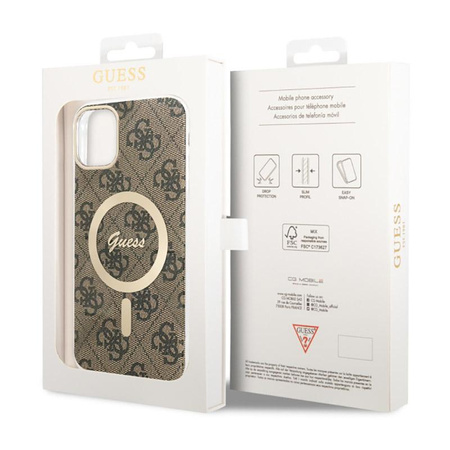 Guess 4G MagSafe - iPhone 11 Case (Brown)