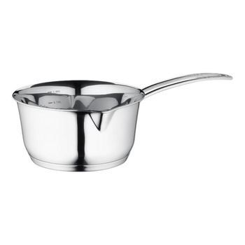 Küchenprofi - Casserole en acier inoxydable 1 l avec gobelet doseur et bec verseur, diamètre 16 cm