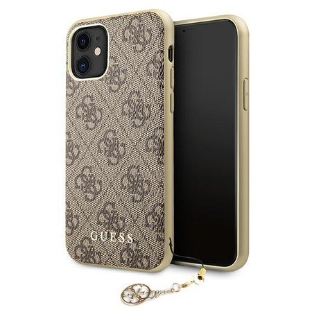 Guess 4G Charms Collection - iPhone 11 Case (brown)