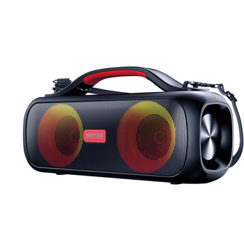 WEKOME D38 Yinla Series - přenosný bezdrátový reproduktor Bluetooth V5.0 30W RGB LED (černý)