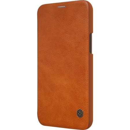 Nillkin Qin Leather Case - Case for Apple iPhone 12 Pro Max (Brown)