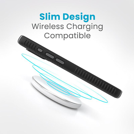 Speck Presidio2 Grip - pouzdro pro iPhone 15 Pro (černé / břidlicově šedé / bílé)