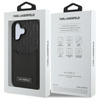 Karl Lagerfeld Cardslots Monogram - Étui pour iPhone 16 (noir)