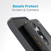 Speck Presidio2 Grip - Samsung Galaxy S24 Case (Charcoal Grey / Cool Bronze)