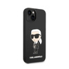 Karl Lagerfeld Silicone Ikonik MagSafe - pouzdro pro iPhone 15 Plus / 14 Plus (černé)