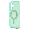 Guess IML Rhinestones MagSafe - pouzdro pro iPhone 16 (zelené)