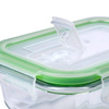 Alpina - set de trois récipients alimentaires en verre, lunchbox