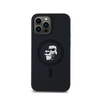 Karl Lagerfeld Silicone Karl & Choupette MagSafe - iPhone 13 Pro Case (noir)
