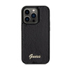 Guess Sequin Script Metal - Hülle für iPhone 13 Pro (Schwarz)