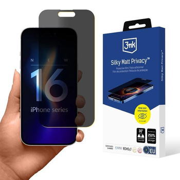 3mk Silky Matt Privacy - Matte privacy film for iPhone 16 Pro Max