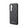 Guess 4G Metal Gold Logo - Étui Samsung Galaxy S24 (noir)
