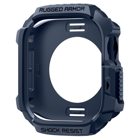 Spigen Rugged Armor V2 - Schutzhülle für Apple Watch 10/11 42 mm (Marineblau)