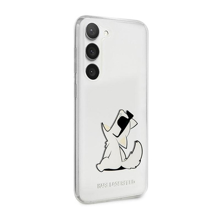 Karl Lagerfeld Choupette Fun - Samsung Galaxy S23+ tok (átlátszó)