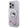 Hello Kitty Liquid Glitter Sweet Kitty Bows MagSafe - iPhone 16 Pro Max Tasche (weiß)