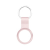 PURO ICON Case - Silikon-Schlüsselanhänger für Apple AirTag (sandrosa)