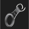 PURO NUDE Case - Silicone keychain for Apple AirTag (transparent)