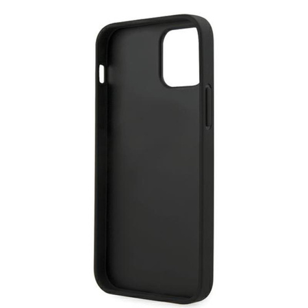 Guess V steppelt - iPhone 12 / iPhone 12 Pro tok (fekete)