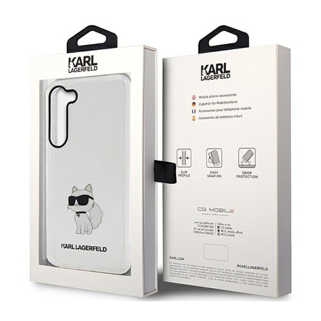 Karl Lagerfeld IML NFT Choupette - Pouzdro pro Samsung Galaxy S23 (průhledné)
