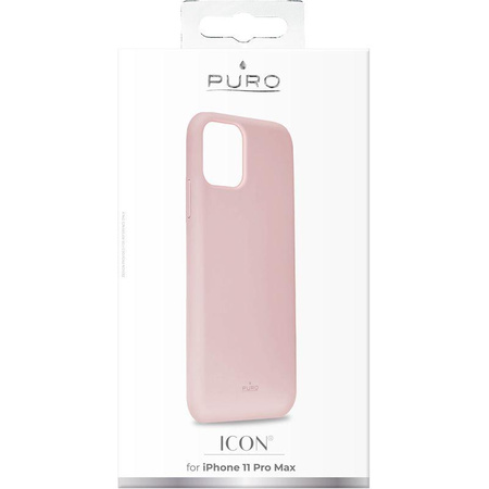 PURO ICON Hülle - Gehäuse iPhone 11 Pro Max (Sand Pink)