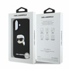 Karl Lagerfeld Silicone Karl Head Print MagSafe - étui pour iPhone 16 (noir)