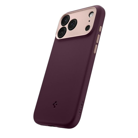 ETUI DO IPHONE 17 PRO do MAGSAFE SPIGEN NANO ORYGINALNE BURGUNDOWE CASE