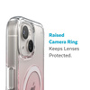 Speck Presidio Perfect-Clear + Ombre + MagSafe - iPhone 15 Plus / 14 Plus tok MICROBAN bevonattal (Tiszta / Vintage Rose Fade)