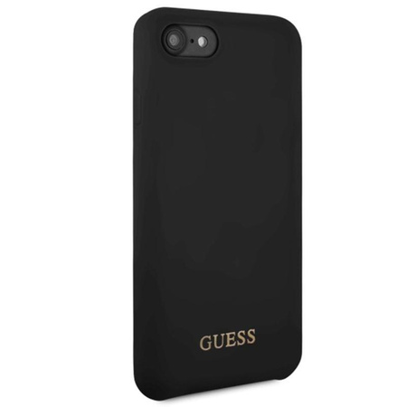 Guess Silicone - Coque iPhone 8 / 7 (noir)