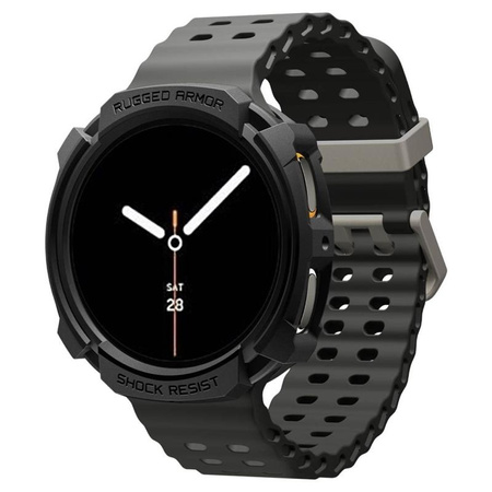 Spigen Rugged Armor – Pouzdro pro Samsung Galaxy Watch 8 44 mm (Matte Black)