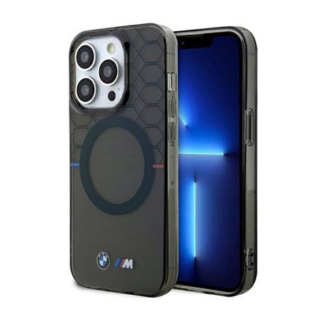 BMW Pattern MagSafe - pouzdro pro iPhone 14 Pro (šedé)