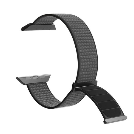 PURO Nylon Sport - řemínek pro Apple Watch 38/40/41/42 mm (černý)