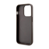 Guess 4G Printed Stripes MagSafe - iPhone 14 Pro Max Case (Brown)