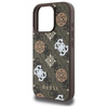 Guess Pfingstrose auf 4G Hintergrund MagSafe - iPhone 16 Pro Max Tasche (braun)