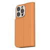 Moshi Overture MagSafe - kožené flipové pouzdro 3 v 1 pro iPhone 16 Pro Max (karamelově hnědé)
